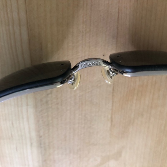 Chanel women’s sunglasses w crystal logo